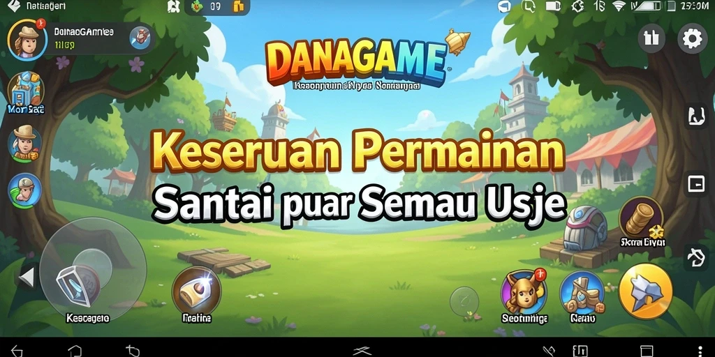 Tampilan gameplay <strong>DANAGAME</strong> yang seru dan menghibur.
