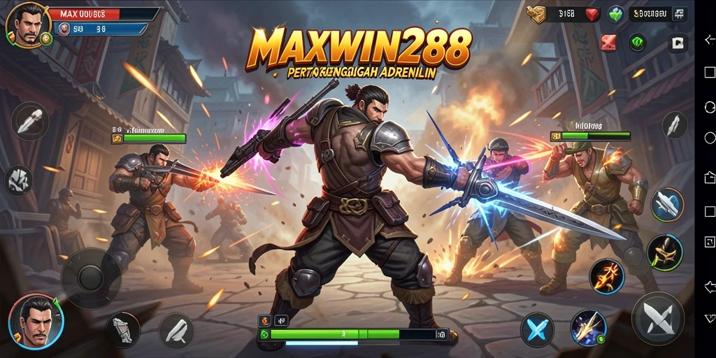 Tampilan menarik dari pertarungan aksi dalam MAXWIN288.