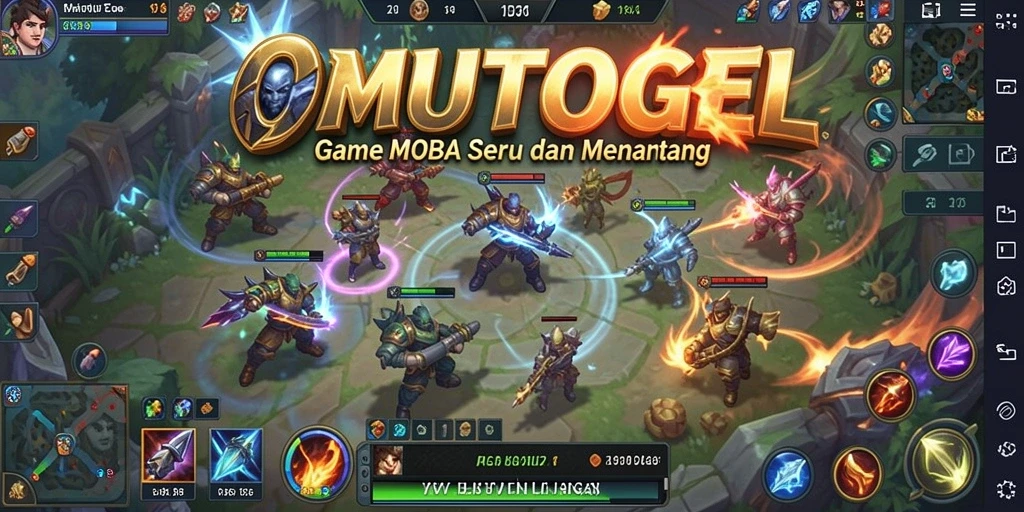Gameplay seru dalam OMUTOGEL dengan karakter menarik.